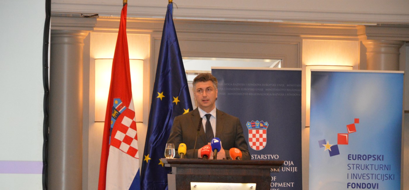 PM Plenkovic: Absorption of EUR 10.67 mn is our obligation and challenge